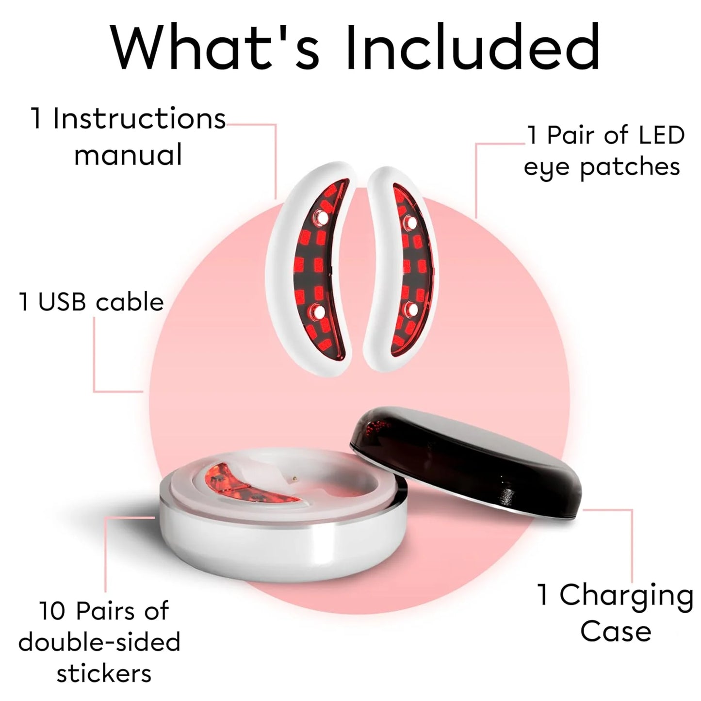 Red Light Eye Patches